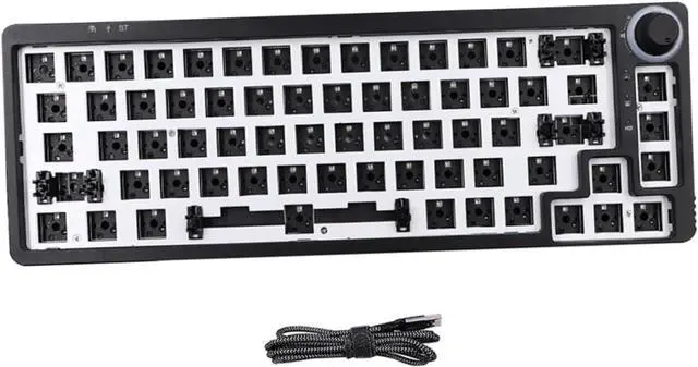 Main image of PHENOFICE 1set Programmable Mechanical Keyboard Kit Compact Key Wired RGB Keyboard Case Detachable USB Cable