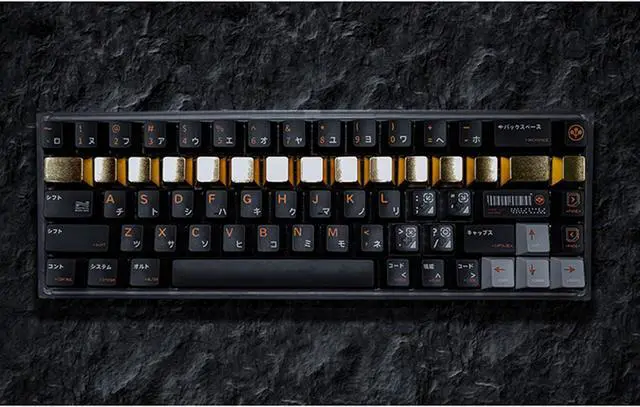 Alt view image 4 of 7 - YIBAISI Zinc Alloy keycap Alloy Metal Keycaps Set for Mechanical Keyboards, Ergonomic 15Pcs Gaming Keycaps