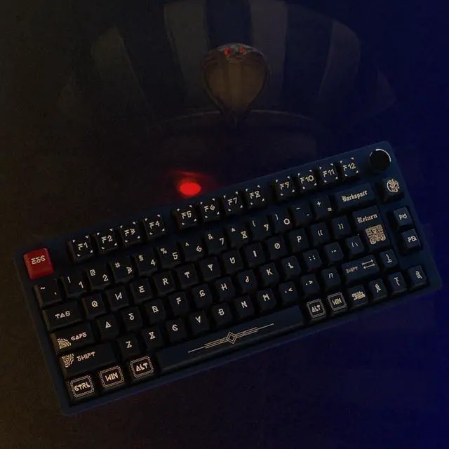 Alt view image 4 of 5 - Ruins Theme Keycaps 142Keys Original Height Keycaps for Mechanical Keyboard Sublimation Customs Keycap