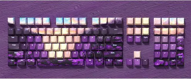Alt view image 4 of 4 - Valley Keycaps 135Keys Front Print Backlit Keyset Thermal Sublimation Widely for Switches