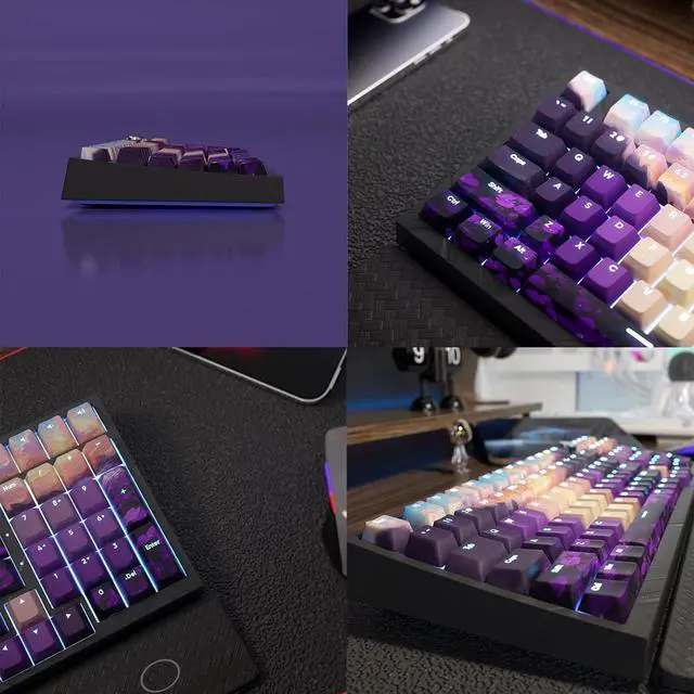 Alt view image 3 of 4 - Valley Keycaps 135Keys Front Print Backlit Keyset Thermal Sublimation Widely for Switches