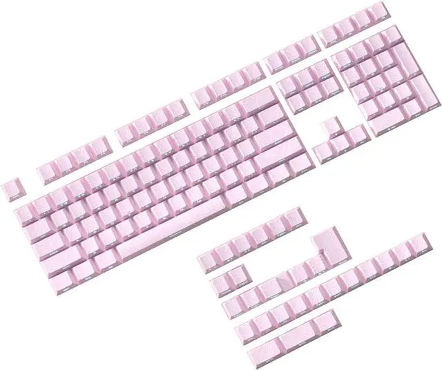 Main image of Side Backlit Keycap Set Side Print 136Keys, Ergonomic Keycaps for Mechanical Keyboards Extended Use