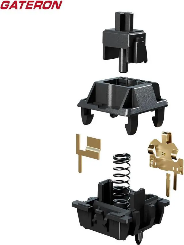 Alt view image 4 of 4 - GATERON Oil King V2 Pre Lubed 5pin Linearr Keyboard for MX Gaming Mechanical Keyboard (90 Pcs, Oil King)