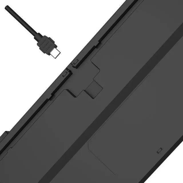 Alt view image 7 of 7 - Bloody AT87 Alpha Optical Switch Performance Keyboard - Black, High-Precision, Customizable Actuation Points, RGB Backlit, 87-Key Compact Design, Ergonomic Gaming Keyboard