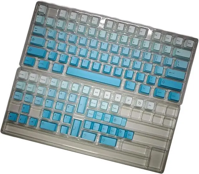 Main image of Ubxvamm 125Keys Original Height Dye Sublimation Gradients Keycaps Top/Side Engraveds for Mechanical Keyboards Keycaps