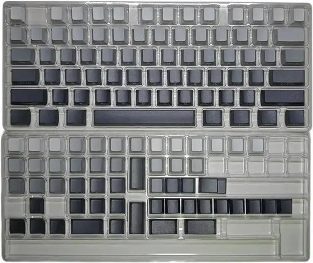 Main image of Ubxvamm 125Keys Original Height Dye Sublimation Gradients Keycaps Top/Side Engraveds for Mechanical Keyboards Keycaps