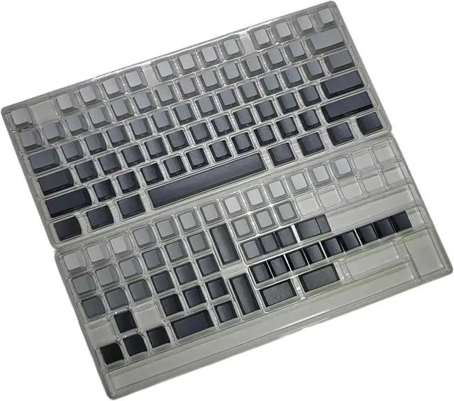 Alt view image 7 of 7 - Ubxvamm 125Keys Original Height Dye Sublimation Gradients Keycaps Top/Side Engraveds for Mechanical Keyboards Keycaps