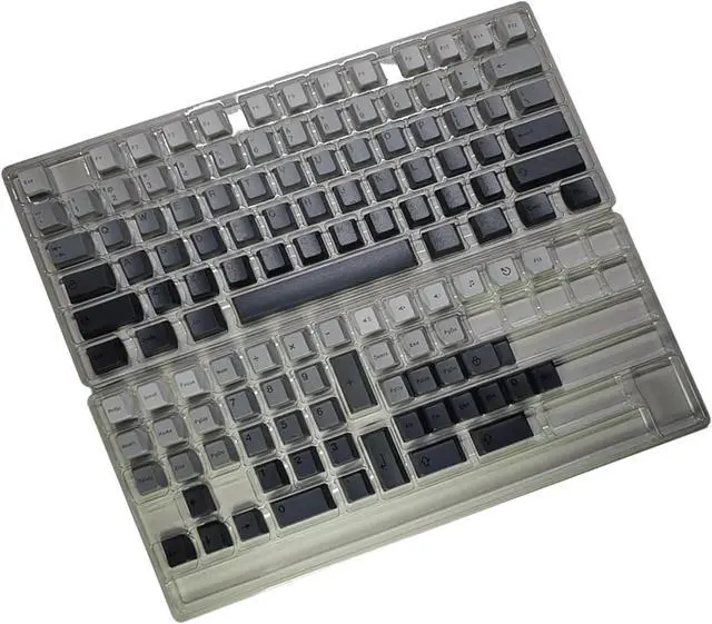 Main image of Ubxvamm 125Keys Original Height Dye Sublimation Gradients Keycaps Top/Side Engraveds for Mechanical Keyboards Keycaps