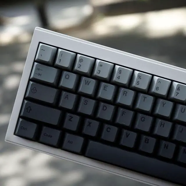 Alt view image 3 of 7 - Ubxvamm 125Keys Original Height Dye Sublimation Gradients Keycaps Top/Side Engraveds for Mechanical Keyboards Keycaps