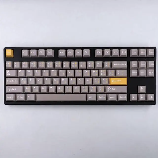 Alt view image 4 of 7 - YUGSHNKFC 166Key Full Set Keycaps with Original Height for Mechanical Keyboards, Unisex, AllPurpose ABS Durability Key Caps