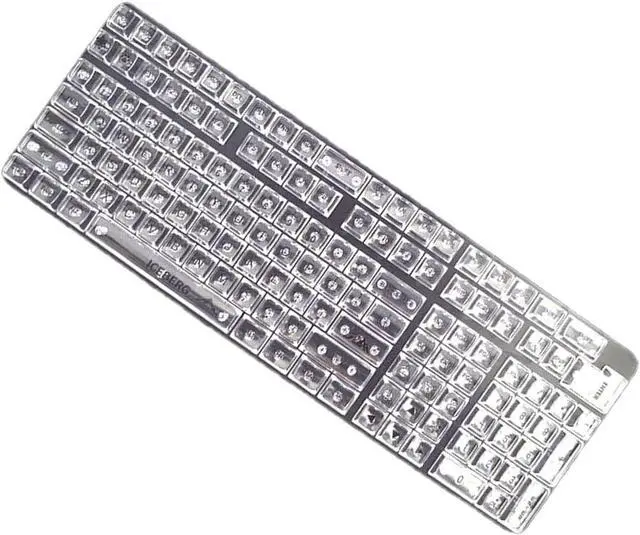Alt view image 2 of 7 - PLCPDM Customizable 132 Keys Clear Keycaps for MX Switcher Mechanical Keyboards Convenient to Replace and Use Keycaps