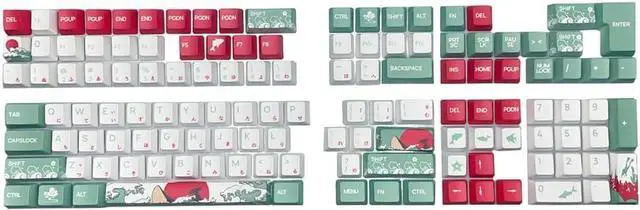 Main image of PLCPDM Sea Themed Keycap Set/OEM Height Comfortable Keys Caps for MX Switches Mechanical Keyboards