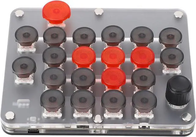 Main image of OSU Hot Swap Game Keyboards, 21 Keys Programmable Keyboard with Knob, One Handed Mechanical Gaming Keyboard Programming Macro RGB Backlit OSU Standard Keyboard for Game