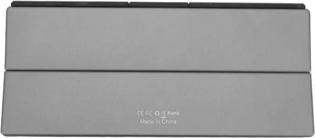 Alt view image 6 of 7 - Foldable BT Keyboard - Cordless Portable Rechargeable Keyboard, Tri Folding Keyboard for Android Tablet Phone Laptop (Black Gray)