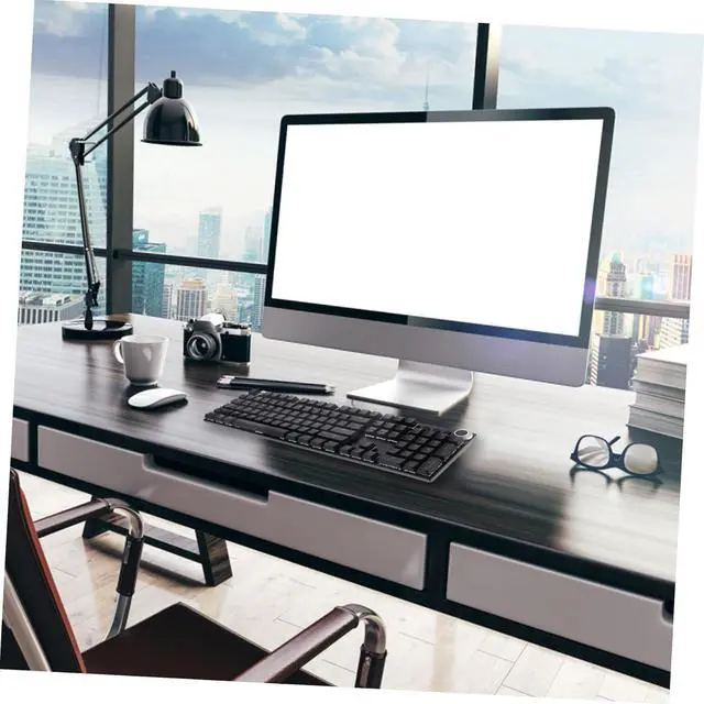 Alt view image 7 of 7 - DOITOOL RGB Backlit Mechanical Keyboard Multimedia Dial Wired Office Keyboard for Gaming Ergonomic 104 Keys