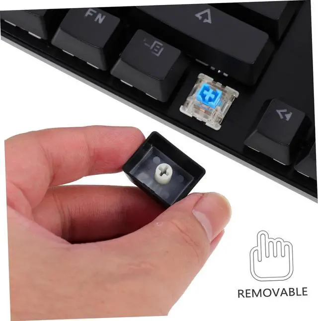 Alt view image 6 of 7 - Hoement Gaming Keyboard RGB Backlight Mechanical Keyboard for Computer Ergonomic Design