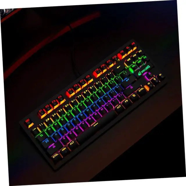 Alt view image 5 of 7 - jojofuny Punk Mechanical Keyboard USB Gaming Keyboard for Laptop and Desktop Ergonomic Design with Mechanical