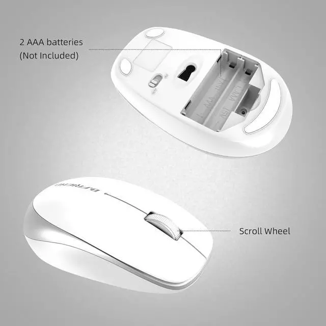 Alt view image 7 of 7 - B.FRIENDIT Wired USB Keyboard, Comfortable Quiet Chocolate Keys, Durable Ultra-Slim Wired Computer Keyboard(QWERTY) for PC, Windows 11/10/8/7/XP/Vista KB1430 - Gray