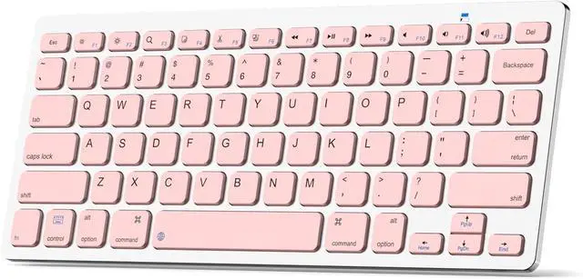 Main image of Wireless Computer Keyboard, Bluetooth Keyboard for iPad 10th, 9th, 8th Gen, iPad Pro 12.9/11/10.5/9.7 in, iPad Air/Mini, Mac, MacBook, iMac, Tablets, PC Desktop Laptop - Office Accessories Supplies