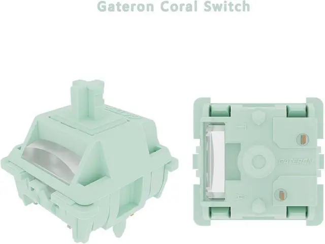 Alt view image 7 of 7 - Keyboard Switch Gateron Coral Linear 5Pin 43gf Dual-Stage Spring Pre-lubed Gaming Key Switch,for MX Mechanical Keyboard (45pcs)