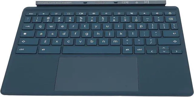 Alt view image 6 of 7 - Magnetic 11inch Keyboard Compatible with Chromebook X 2 Detachable - SlimKeys BT Keyboard with Trackpad