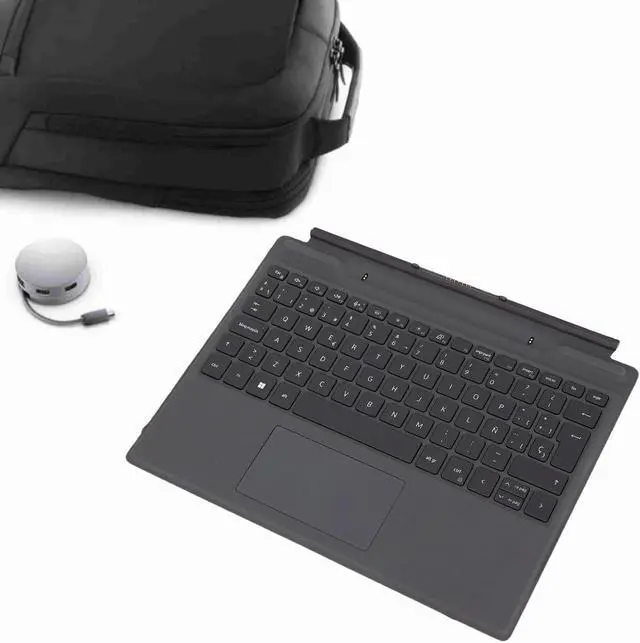 Alt view image 5 of 7 - Latitude 7320 Detachable Travel Keyboard, Backlit Travel Keyboard with Touch Pen Touchpad Latitude 7320 7310 Replacement