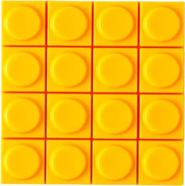 Main image of Original Blocks Bricks Keycap Transparent Frosted Keyboard Key Cap Low Profile Key Caps for Mechanical Keyboard61/87/108/104/96 Large Full Set of Keycaps (Full Set of 131keys,Yellow)