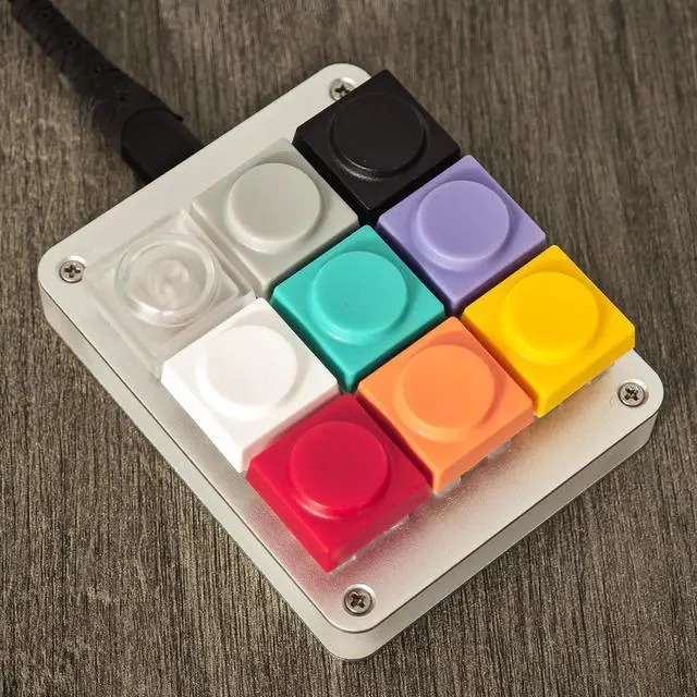 Alt view image 6 of 7 - Original Blocks Bricks Keycap Transparent Frosted Keyboard Key Cap Low Profile Key Caps for Mechanical Keyboard61/87/108/104/96 Large Full Set of Keycaps (Full Set of 131keys,Purple)