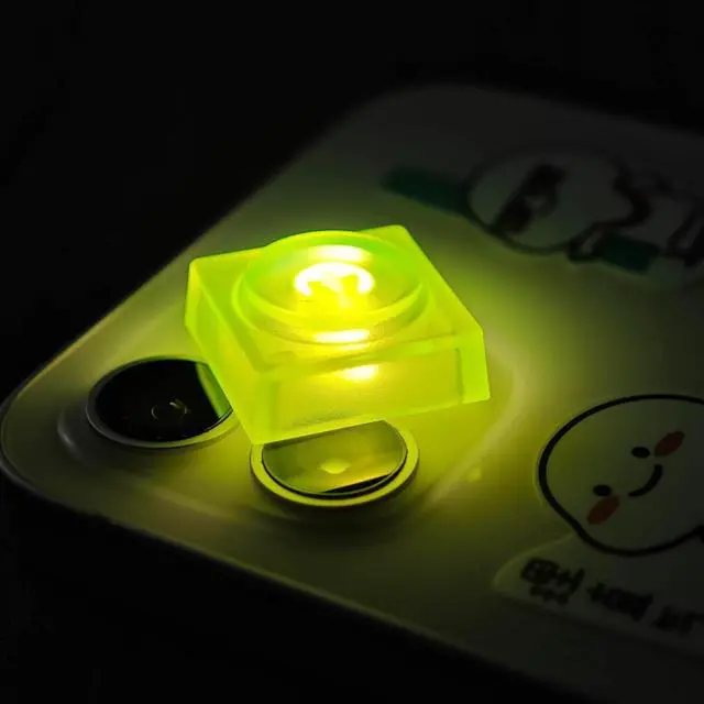 Alt view image 5 of 7 - Original Blocks Bricks Keycap Transparent Frosted Keyboard Key Cap Low Profile Key Caps for Mechanical Keyboard61/87/108/104/96 Large Full Set of Keycaps (Full Set of 131keys,Neon Green Clear)