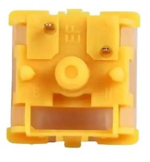Alt view image 2 of 6 - EF EverFree Series Keyboard Switches 110PCS(Curry) | Linear,50gf,RGB,5 Pin,Hot-swap,Factory Pre-lubed,compatible for Mechanical Keyboard