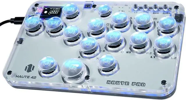 Main image of Sehawei Haute42 Arcade Stick 16Keys All-Button Gamerfinger with Custom RGB & Turbo Functions,Arcade Controller Street Fight for PC/Ps3/Ps4/Switch/Steam Game Keyboard-Supports Hot Swap & SOCD