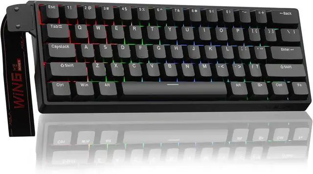 Main image of Aula WIN60 HE - 60% Mechanical Gaming Keyboard Wired, Magnetic Switch Hot Swappable, Adjustable Actuation Rapid Trigger Mode, 8000 Hz Polling Rate, RGB Small Keyboard 60 Percent Compact Design for PC