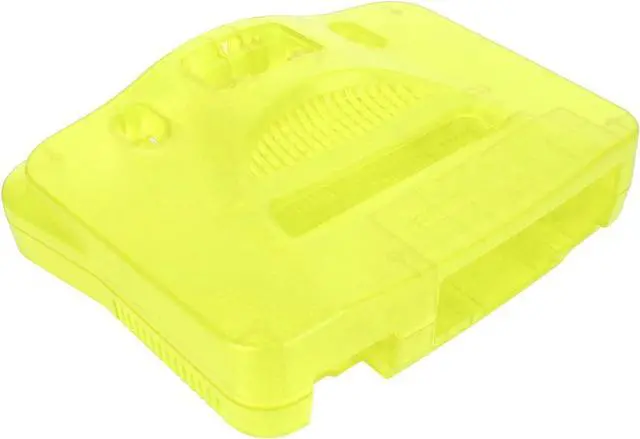 Alt view image 3 of 7 - Replacement Shell Housing Case for 64 (N64),Game Console Replacement Case with Retro ABS Design, Sturdy Green ABS Replacement Shell for N64 Gaming Console