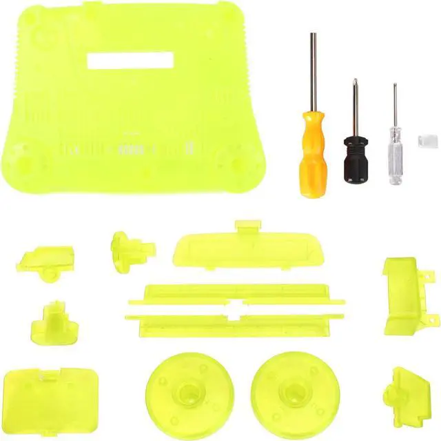 Alt view image 6 of 7 - Replacement Shell Housing Case for 64 (N64),Game Console Replacement Case with Retro ABS Design, Sturdy Green ABS Replacement Shell for N64 Gaming Console