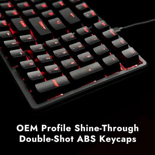 Alt view image 3 of 7 - X5 Wired Gaming LED Backlight QMK/Launcher Mechanical Keyboard for Windows/Linux, Customize keymaps, Double-Shot keycaps, Keychron Mechanical Brown Switch, Perfect for Both Gaming and Work