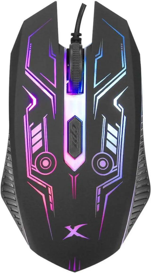 Alt view image 3 of 5 - Rainbow Backlit Gaming Keyboard Mouse 4D Headset and Mousepad CM-406 KIT 104 Keys Switch Rating 10 Million USB Cable 1.5m