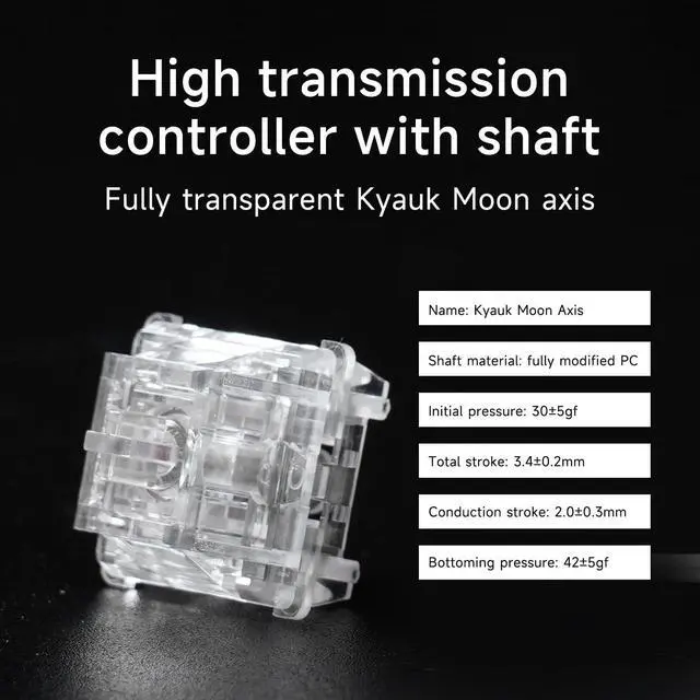 Alt view image 3 of 7 - MustFun Stickl Controller with Display, Customised Cus Gaming Keyboard Suitable r use with: PC/Android/Switch/PS3/PS4/Steam/Acrade and Gaming Devices Black Transluce (Black Button)