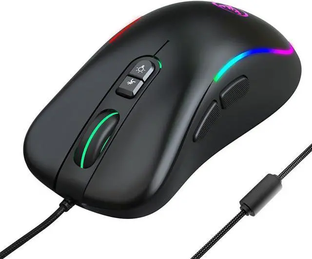 Alt view image 4 of 7 - Wired Keyboard Combo L300 Backlit Keyboard N-Key Rollover Blue Switch+J300 6400DPI Programmable Backlit