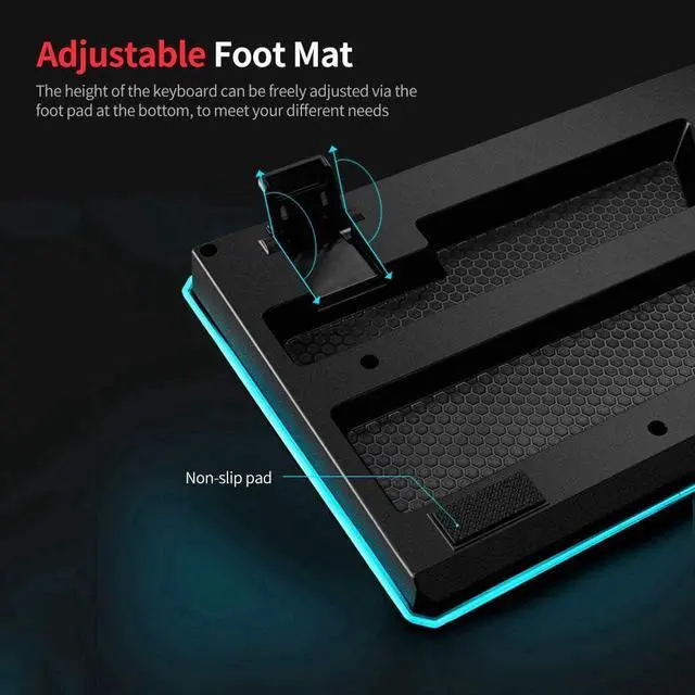 Alt view image 5 of 7 - Gaming Keyboard Set Set Wired Monochrome Backlight Keyboard Breathing Light Gaming Set Combo