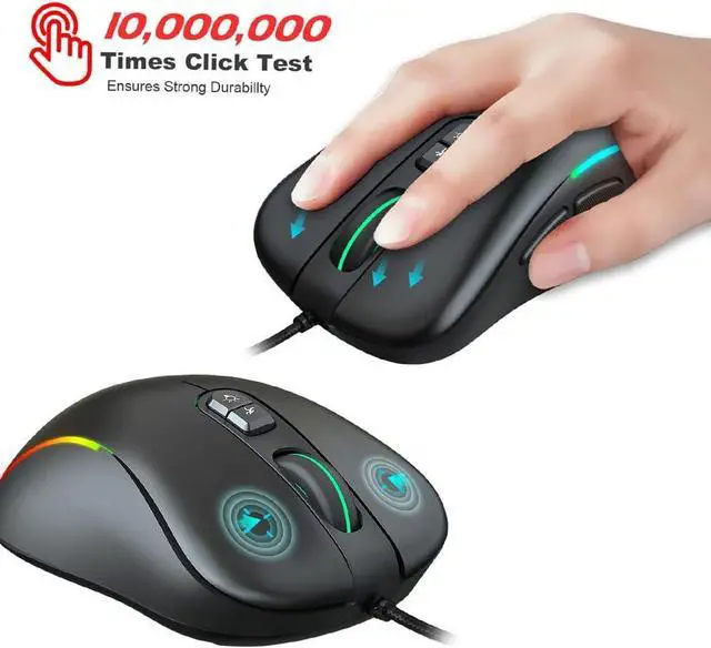 Alt view image 6 of 7 - J300+V400 Keyboard and Combo Lighting Programmable Gaming +One-Handed Game Keyboard