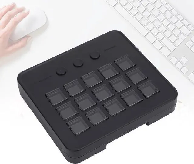 Alt view image 7 of 7 - Studio Controller with 15 Customizable LCD Keys, Game Streaming Keyboard for Triggering Actions in Apps and Software Such As OBS Twitch YouTube, for Mac and PC