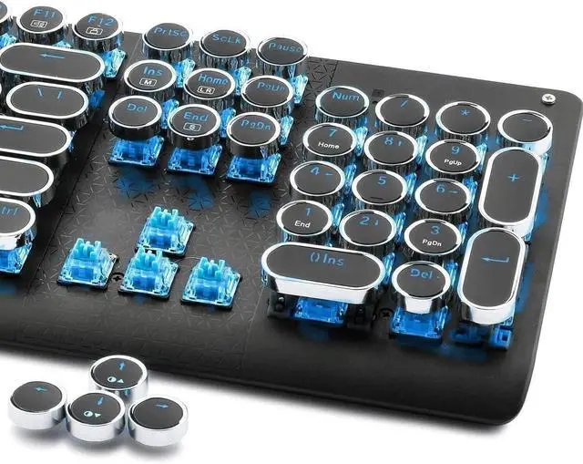 Alt view image 7 of 7 - HCUCTOS Mouse, Wired Gaming Mechanical Keyboard 104keys Anti-ghosting Backlit LED for Gamer Laptop Computer