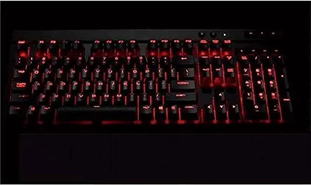 Alt view image 6 of 6 - HCUCTOS Wired Game Dedicated Mechanical Keyboard,104 Keys,USB Interface PC E-Sports Game Monochrome Backlight Effect