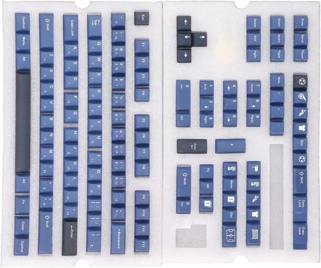 Alt view image 2 of 7 - Mtlavishness PBT Japanese Keycaps for Mechanical Keyboard DIY A Great Typing Experience with 5 Sides Sublimation Technology Cherry Height 128 Keys General for Practical Use and