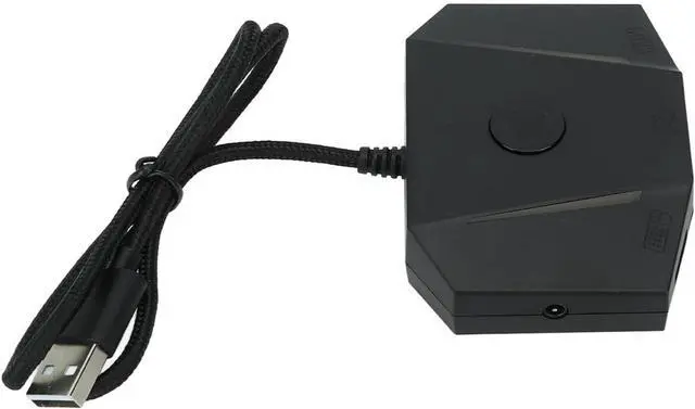 Alt view image 2 of 7 - Keyboard Converter, Plug and Play Game Controller Adapter with Sound Jack, Compatible with, Switch, and Games, Customizable Lighting and App Control