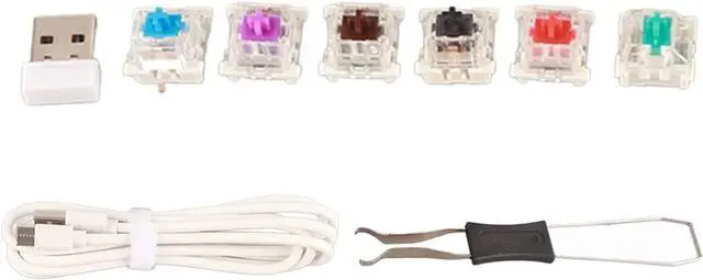 Alt view image 5 of 7 - Mechanical Keyboard Kit with RGB Backlit, Hot Swappable Keys, 98% Layout, 3 Connection Modes (BT, 2.4G, Wired) for DIY Gaming and Office Use