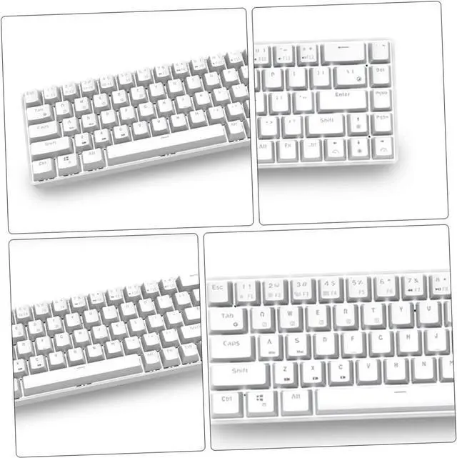 Alt view image 3 of 7 - LIFKICH Multi-Device Compatible 68-Key Rk855 Keyboard Mechanical - /Office Game Keyboard
