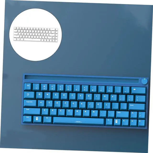 Alt view image 4 of 7 - LIFKICH Multi-Device Compatible 68-Key Rk855 Keyboard Mechanical - /Office Game Keyboard