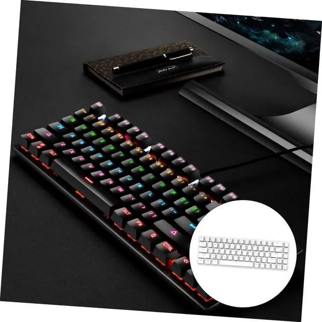 Alt view image 5 of 7 - LIFKICH Multi-Device Compatible 68-Key Rk855 Keyboard Mechanical - /Office Game Keyboard