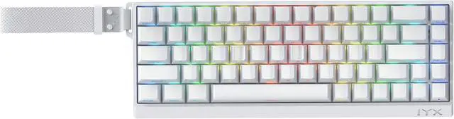 Main image of IROK MU68 Ultra Rapid Trigger Magnetic Switch Keyboard, Zero Dead Zone, Hot Swapped RGB Programmable, RT 0.01mm 8K, Low Latency Wired Gaming Keyboard for Win/Mac Gamer-White